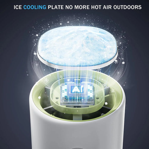 Experience Ultimate Cooling with Our Foldable Handheld Fan - 1-100 Speed Adjustable, Battery Powered Mini Fan Perfect for Travel and Outdoor Adventures in Sleek White